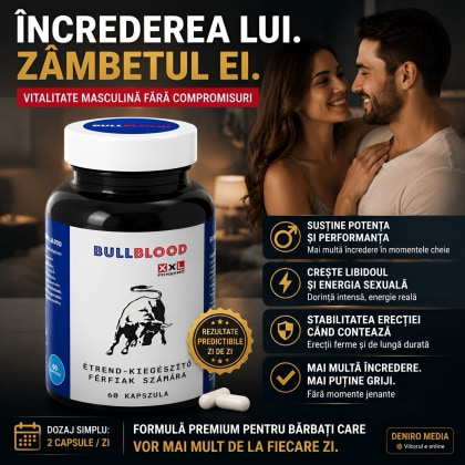 BullBlood, 60 Capsule Pentru Vitalitate Masculină 3