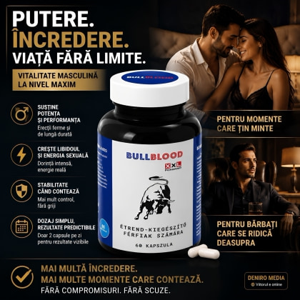 BullBlood, 60 Capsule Pentru Vitalitate Masculină 2