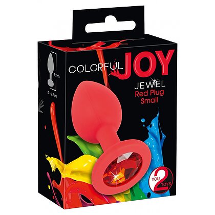 Dop Anal Colorful Joy Jewel din Silicon pentru Începători 5