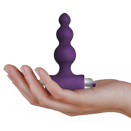 Anal Plug cu Vibrații Bubbles Rocks-Off Mov 2