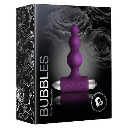 Anal Plug cu Vibrații Bubbles Rocks-Off Mov 4