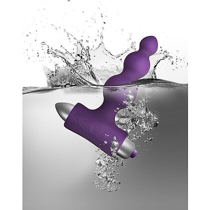 Anal Plug cu Vibrații Bubbles Rocks-Off Mov 3