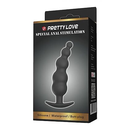 Anal Plug Pretty Love Special Stimulation Negru 4