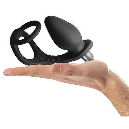 Anal Plug Vibrator cu Inel Ro-Zen Negru 4