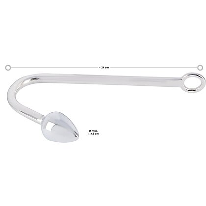 Anal Plug You2Toys Bondage Hook Argintiu 4