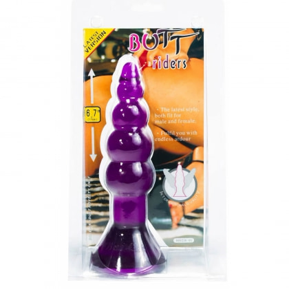 Plug Anal Riders Debra — Șir De Bile, Mov Discret 2