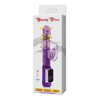 Vibrator Butterfly Prince Rabbit 24cm Mov 4