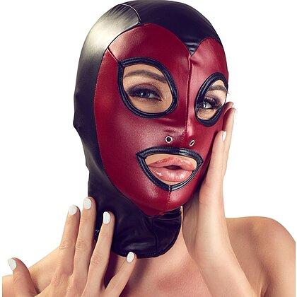 Cagulă Bad Kitty Head Mask Vișiniu Negru 5