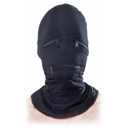 Cagulă Zipper Negru 2