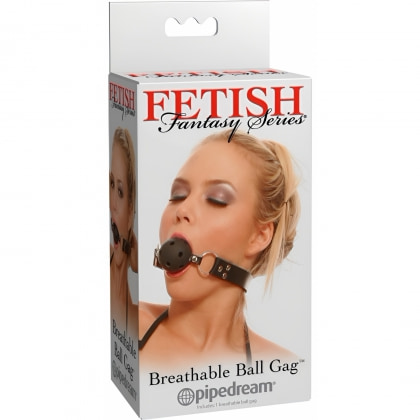 Căluș Sexual Breathable Ball Negru 3