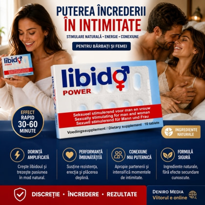 Capsule Potență Maximă Libido Power 10buc 2