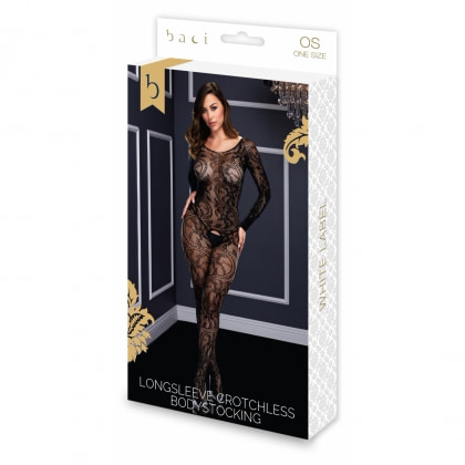Catsuit Baci Jocelyn Negru XL-2XL 3