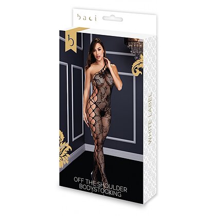 Catsuit Baci Off The Shoulder Negru S-L 3