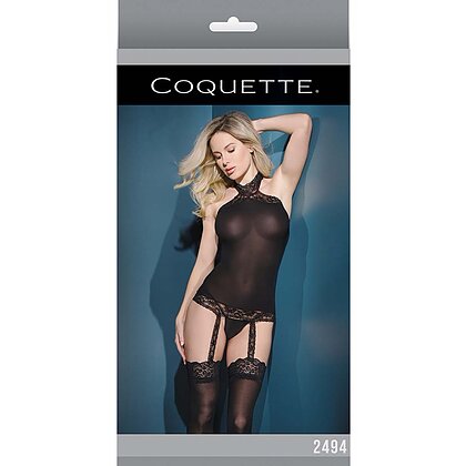 Catsuit Coquette Adaline Negru S-L 3