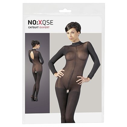 Catsuit No:Xqse Ouvert Negru XL-2XL 5
