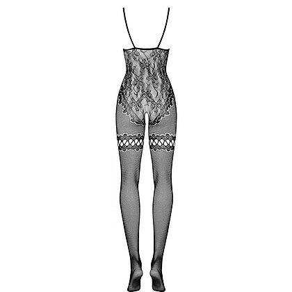 Catsuit Plasă Obsessive F213 Negru S-L 4