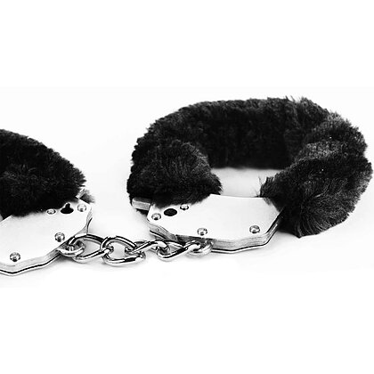 Cătușe Fetish Pleasure Fluffy Negru 5