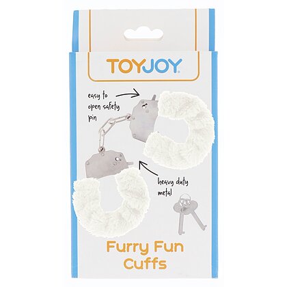 Cătușe Furry Fun Cuffs Alb 2