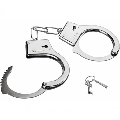 Cătușe Metalice Din Inox Police Argintiu