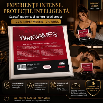 Cearșaf Vinyl WetGames Alb 3