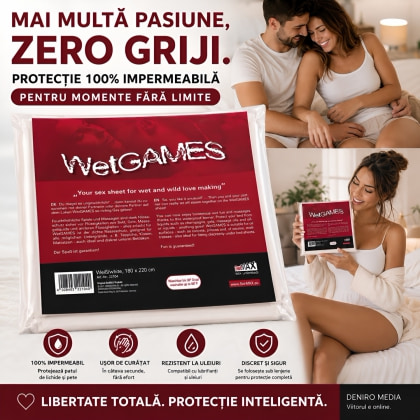Cearșaf Vinyl WetGames Alb 4
