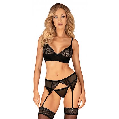 Set 3 Piese Obsessive Chemeris Negru M-L