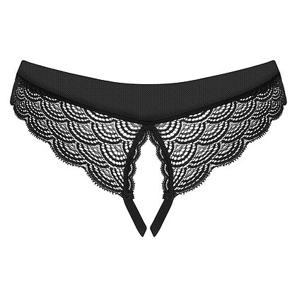 Chilot Obsessive Decupat Chemeris Negru XS-S 4