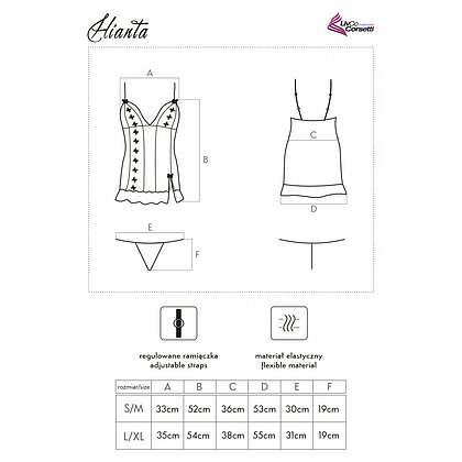 Chemise LivCo Hianta Negru S-M 2