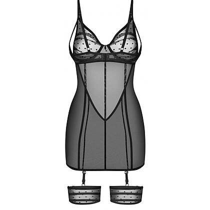 Chemise Obsessive Nuites Negru L-XL 5