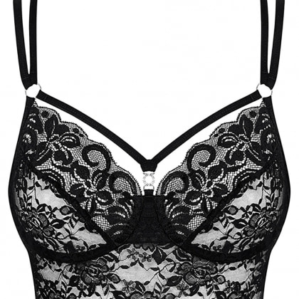 Chemise Obsessive 860-CHE Negru S-M 4