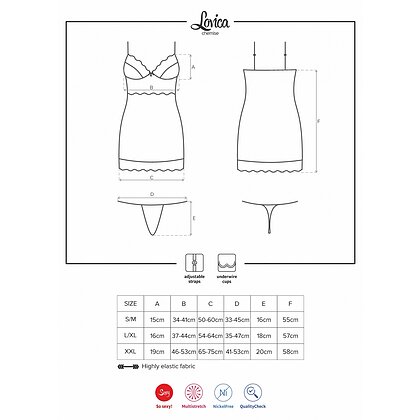 Chemise Obsessive Lovica Roșu L-XL 5