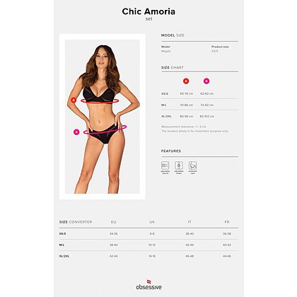 Set Obsessive Chic Amoria Negru XL-2XL 5