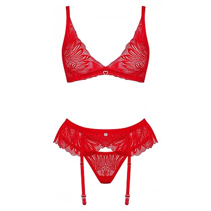 Set Obsessive Chilisa 3 Piese Rosu XS-S