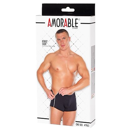 Chilot Amorable Boxer Shorts Negru S-L 5