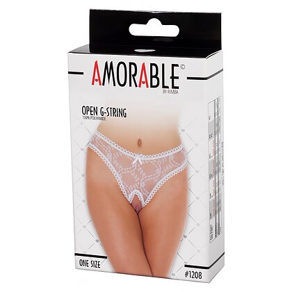 Chilot Amorable Open Adeline Alb S-L 5