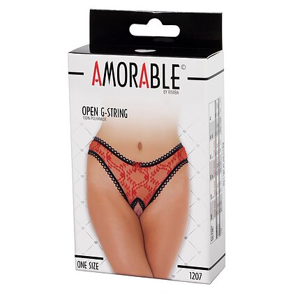 Chilot Amorable Open Adeline Roșu S-L 5