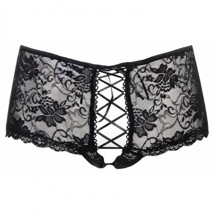 Chilot Amorable Open Back Charlotte Negru S-L 3