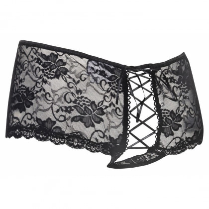 Chilot Amorable Open Back Charlotte Negru S-L 4