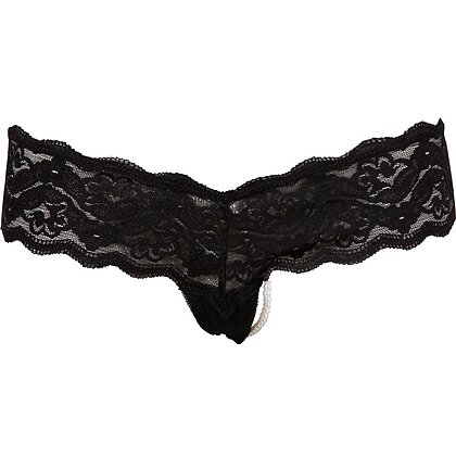 Chilot Cu Mărgele Cottelli Collection Dakota Negru M 5