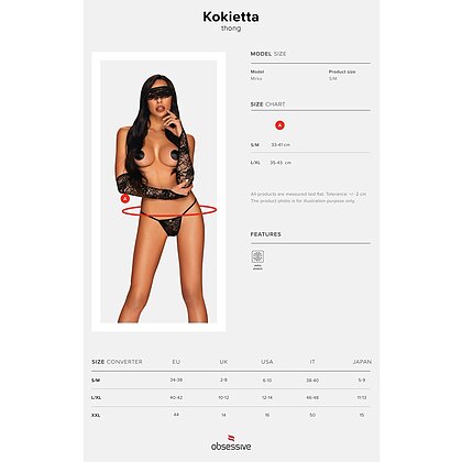Chilot Obsessive Kokietta Negru L-XL 5