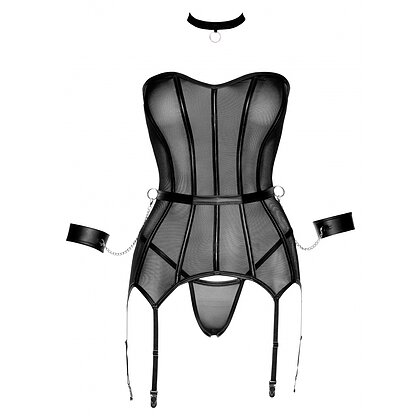 Corset Cottelli Collection Avery Negru L