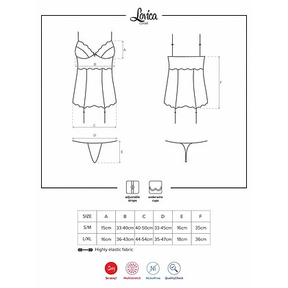 Corset Cu Portjartier Obsessive Lovica Roșu 2XL 5