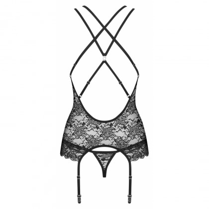 Corset Obsessive 860-COR Negru S-M 4