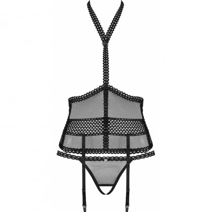 Corset Obsessive Strapelie Negru L-XL 3