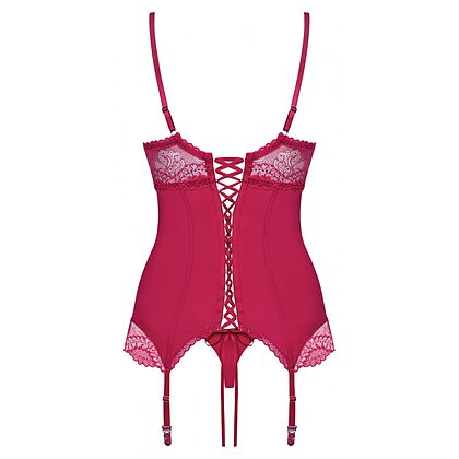 Corset Roșu Obsessive Rosalyne S-M 4