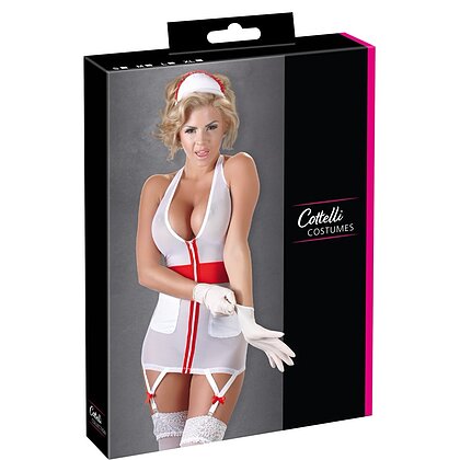 Costum Asistentă Cottelli Collection Alb XL 5