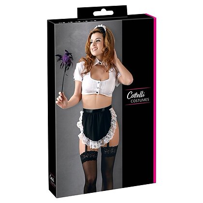 Costum Emmalyn Menajeră Cottelli Collection Negru XL 6