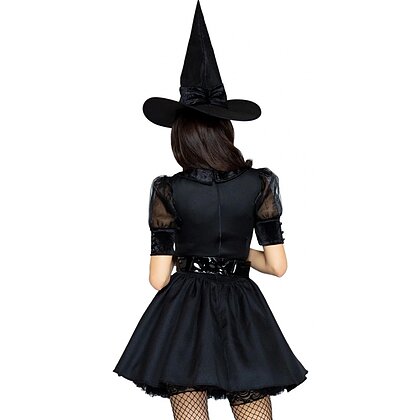Costum Leg Avenue Bewitching Witch Negru L 3