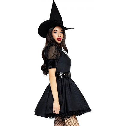 Costum Leg Avenue Bewitching Witch Negru L 2