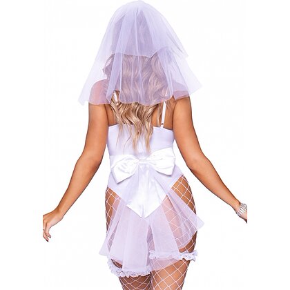 Costum Leg Avenue Blushing Bride Alb L 3